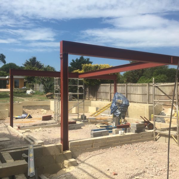 Steel Beams for home extension, Broadstairs Kent 